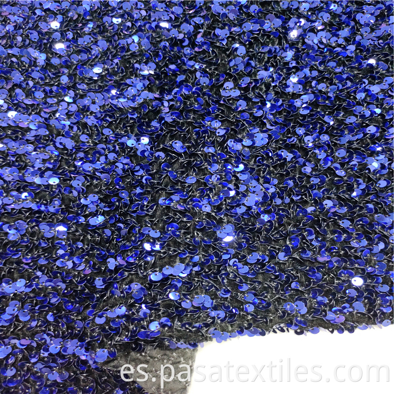 Royal Blue Sequin Fabric